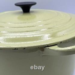Le Creuset #28 Cocotte Ronde en Fonte Émaillée Vert Citron/Avocat 7.25 L