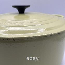 Le Creuset #28 Cocotte Ronde en Fonte Émaillée Vert Citron/Avocat 7.25 L
