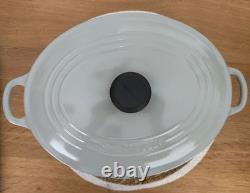 Le Creuset #31 Cocotte ovale avec couvercle Pistache #26089 NEUF LIVRAISON 6,7 qt