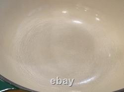 Le Creuset #32 Cocotte en fonte émaillée verte émeraude avec couvercle