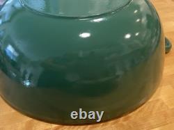 Le Creuset #32 Cocotte en fonte émaillée verte émeraude avec couvercle