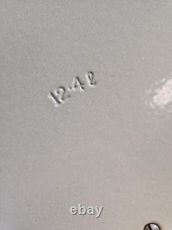 Le Creuset #34 Cocotte en Fonte Émaillée 13,25 Qt Ronde, Bleue à Double Poignée