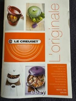 Le Creuset 5,5 qt Cocotte #26 en Fonte Émaillée Minérale Bleu Ciel Clair RARE
