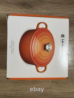 Le Creuset Blanc Brillant 5,5 qt Cocotte en Fonte Signature