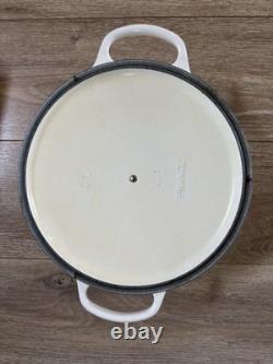 Le Creuset Blanc Brillant 5,5 qt Cocotte en Fonte Signature