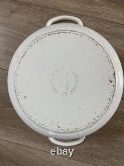 Le Creuset Blanc Brillant 5,5 qt Cocotte en Fonte Signature