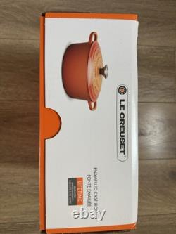 Le Creuset Blanc Brillant 5,5 qt Cocotte en Fonte Signature