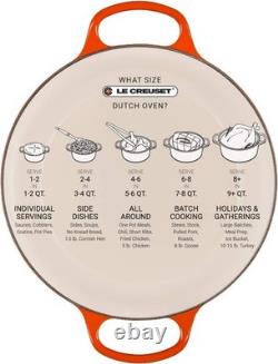 Le Creuset Casserole Ronde Émaillée en Fonte 4,5 Qt Nouvelle Signature