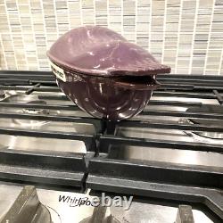 Le Creuset Casserole en Fonte Émaillée de 2,25 Qt Couleur Aubergine RARE