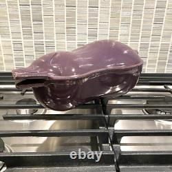 Le Creuset Casserole en Fonte Émaillée de 2,25 Qt Couleur Aubergine RARE
