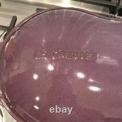 Le Creuset Casserole en Fonte Émaillée de 2,25 Qt Couleur Aubergine RARE