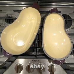 Le Creuset Casserole en Fonte Émaillée de 2,25 Qt Couleur Aubergine RARE