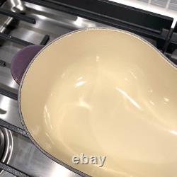 Le Creuset Casserole en Fonte Émaillée de 2,25 Qt Couleur Aubergine RARE