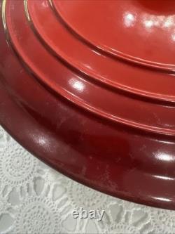 Le Creuset Classique 9 Qt Faitout Rond Signature Cerise 30 Fonte Rouge