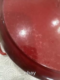 Le Creuset Classique 9 Qt Faitout Rond Signature Cerise 30 Fonte Rouge