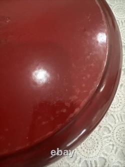Le Creuset Classique 9 Qt Faitout Rond Signature Cerise 30 Fonte Rouge