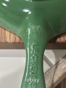 Le Creuset Classique Vert Cocotte No. 22 2 pièces Casserole couvercle (Vintage)
