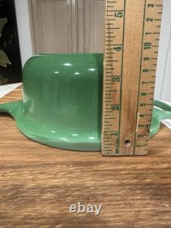 Le Creuset Classique Vert Cocotte No. 22 2 pièces Casserole couvercle (Vintage)