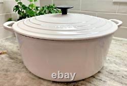 Le Creuset Cocotte Classique Vintage #30 9qt Blanc en excellent état