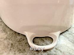 Le Creuset Cocotte Classique Vintage #30 9qt Blanc en excellent état