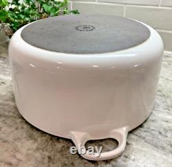 Le Creuset Cocotte Classique Vintage #30 9qt Blanc en excellent état