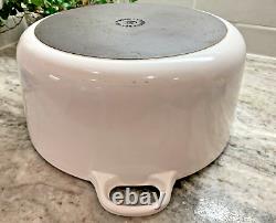 Le Creuset Cocotte Classique Vintage #30 9qt Blanc en excellent état
