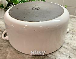 Le Creuset Cocotte Classique Vintage #30 9qt Blanc en excellent état