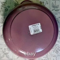 Le Creuset Cocotte Heritage en fonte de 4,5 L rose mauve, neuve avec étiquette, difficile à trouver