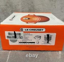 Le Creuset Cocotte Néerlandaise #22 Signature 3,5 Qt COULEUR & TAILLE RARE Sauge NIB R184