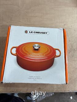 Le Creuset Cocotte Ovale en Fonte Émaillée 5 qt. Flamant 21178290902430