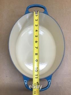Le Creuset Cocotte Ovale en Fonte Émaillée Signature, 5 qt, Bleu Foncé
