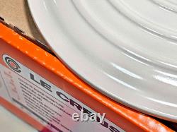 Le Creuset Cocotte Ronde 20cm 2-3/4 Qt Meringue en Fonte Non Utilisée