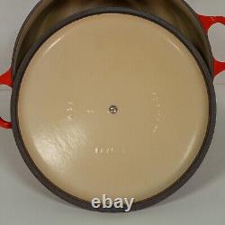 Le Creuset Cocotte Ronde 4,2L 4,5qt 24cm Émail Rouge Fonte FRANCE