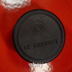 Le Creuset Cocotte Ronde 4,2L 4,5qt 24cm Émail Rouge Fonte FRANCE