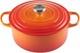 Le Creuset Cocotte Ronde Émaillée En Fonte Signature Avec Couvercle 5-1/2 Quarts Flame