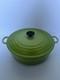 Le Creuset Cocotte Ronde Large &Eacute;maill&eacute;e En Fonte #30 6 Qt Vert Brillant