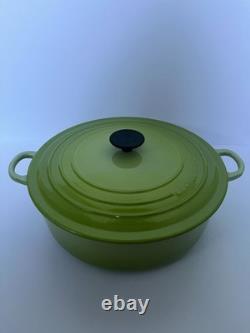 Le Creuset Cocotte Ronde Large Émaillée en Fonte #30 6 Qt Vert Brillant