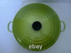 Le Creuset Cocotte Ronde Large Émaillée en Fonte #30 6 Qt Vert Brillant