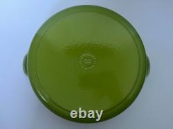 Le Creuset Cocotte Ronde Large Émaillée en Fonte #30 6 Qt Vert Brillant