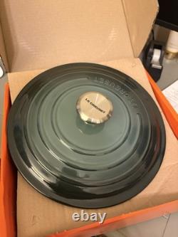 Le Creuset Cocotte Ronde en Fonte Émaillée 4,5 Quart Couleur Océan Neuf