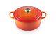 Le Creuset Cocotte Ronde En Fonte Émaillée Signature, 5,5 Quart, Flamme