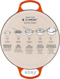 Le Creuset Cocotte Ronde en Fonte Émaillée Signature, 5,5 qt. Cerise