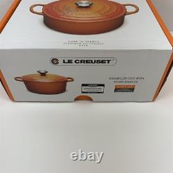 Le Creuset Cocotte Ronde en Fonte Émaillée Signature, 7,25 qt, Cerise