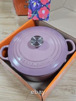 Le Creuset Cocotte Rondo 22cm 3.5Qt Mauve Rose Faitout en Fonte Neuf