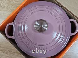 Le Creuset Cocotte Rondo 22cm 3.5Qt Mauve Rose Faitout en Fonte Neuf