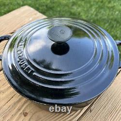 Le Creuset Cocotte en fonte émaillée de 3,5 litres, noir, fabriquée en France