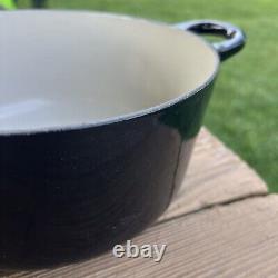 Le Creuset Cocotte en fonte émaillée de 3,5 litres, noir, fabriquée en France