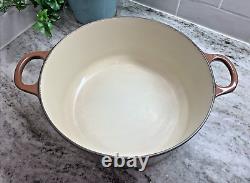 Le Creuset Cocotte en fonte marron chocolat #26, 5,5 litres. Excellent
