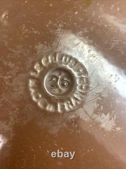 Le Creuset Cocotte en fonte marron chocolat #26, 5,5 litres. Excellent