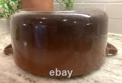 Le Creuset Cocotte en fonte marron chocolat #26, 5,5 litres. Excellent